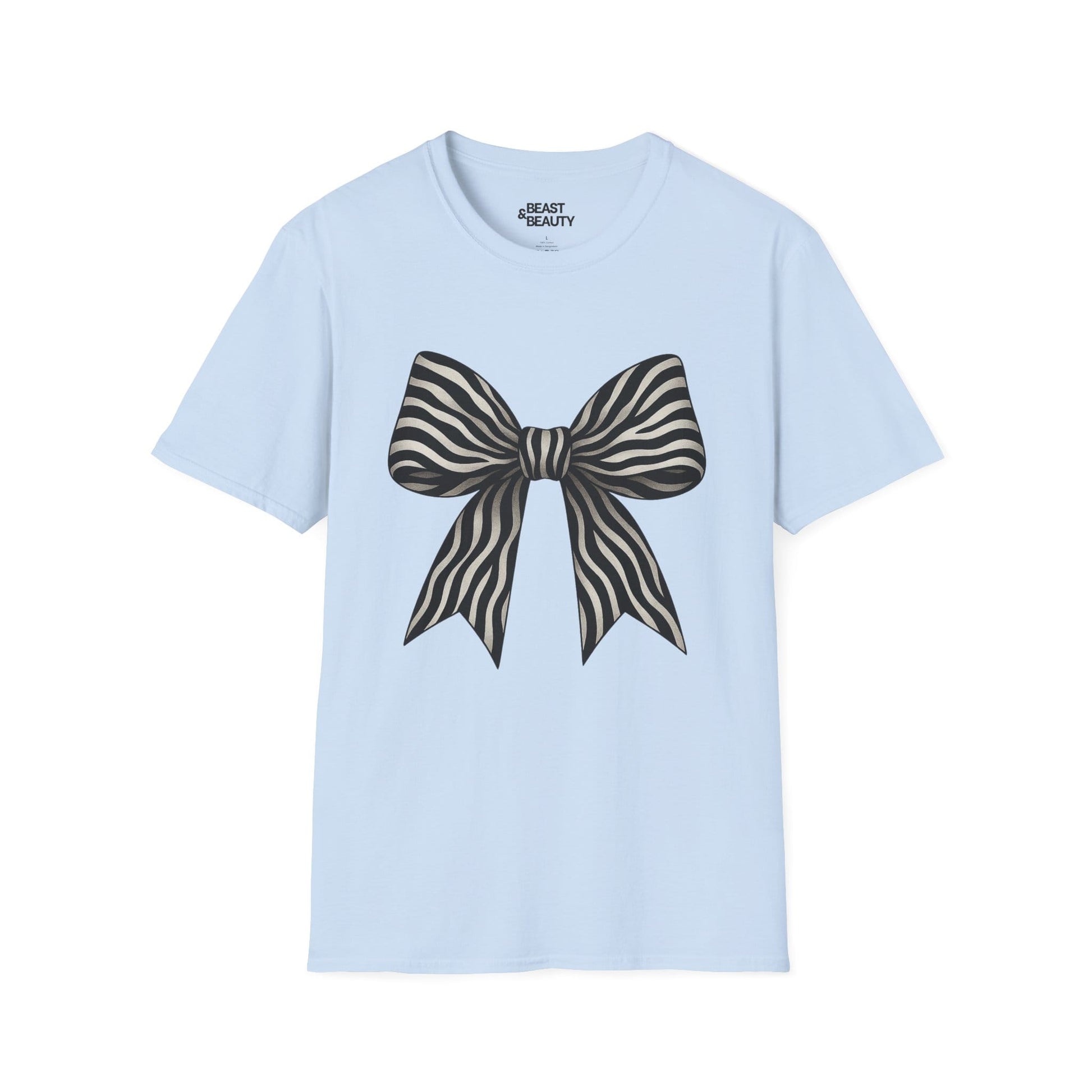 Zebra Bow T-Shirt t-shirt product image 1 from Beast and Beauty