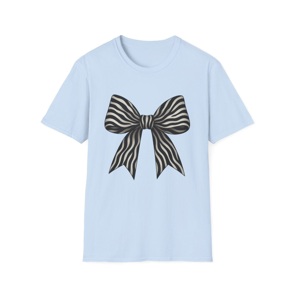 Zebra Bow T-Shirt - funny t-shirt by Cheeky Business
