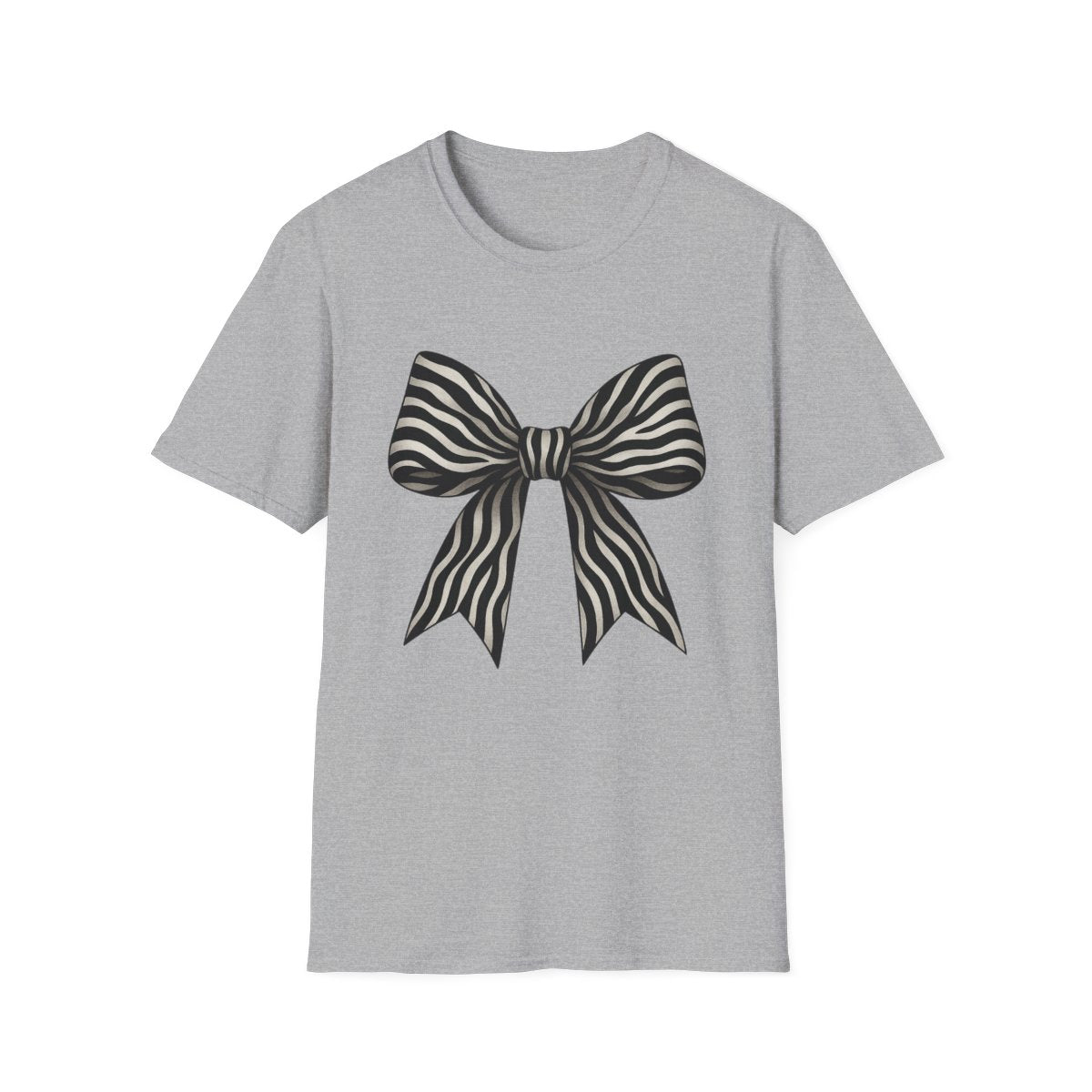 Zebra Bow T-Shirt - funny t-shirt by Cheeky Business